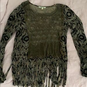 super cute fringe top